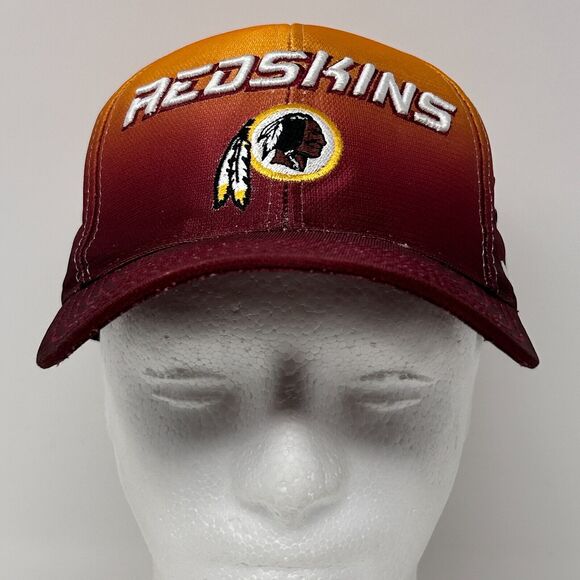 Vintage 90s Washington Redskins Hat Cap Commanders Gradient Puma Pro Line Red - Picture 2 of 10
